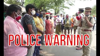 Second wave of COVID-19 worrying || Police Conducts Mask Awareness Drive || social media live