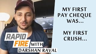 Rapid Fire With Darshan Raval | First Pay Cheque, Crush, First Car & More...