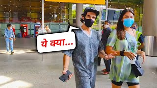 Aditya Seal And Anushka Ranjan Spotted At Mumbai Airport