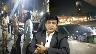 Night Curfew Ka Manzar | Police Ki Vehicle Checking | Begum Bazar | Hyderabad |