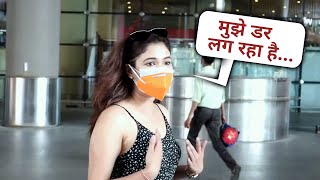 Ridhima Pandit Ko Kis Baat Ka Lag Raha hai Darr, Spotted At Mumbai Airport