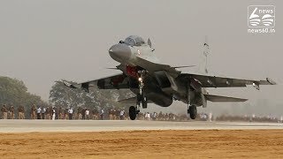 Indian Air Force Fighter Planes Land On Agra-Lucknow Expressway