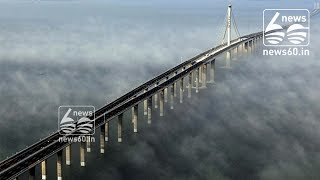 world's longest sea bridge stretching a whopping 34 MILES over the water in China