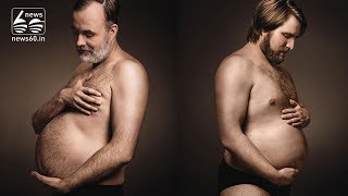 Men Pose With Their Beer Guts In These German Ads