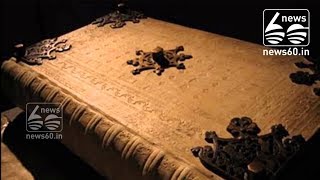mysterious giant bible written by the Devil himself?