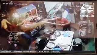Shocking video: Eatery owner flings hot oil onto customer