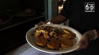 In Ecuadorean cave, meals offered in darkness by the blind