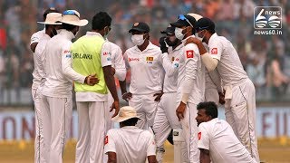 Smog affects Kotla Test, players spotted wearing masks