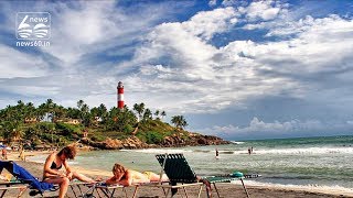 kovalam only topless sunbath beach in india