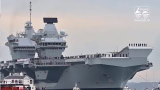 HMS Queen Elizabeth: Leak discovered on new £3.1bn aircraft carrier