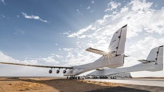 First taxi test of Stratolaunch aircraft completed