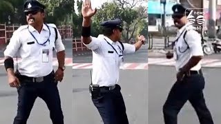 Moon walking traffic cop-national sensation