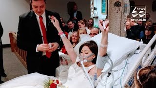 Woman with breast cancer dies 18 hours after hospital wedding