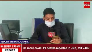 31 more covid-19 deaths reported in J&K, toll 2489