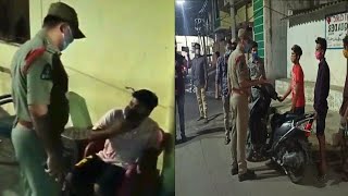 Hyderabad Police Back In Action | Night Curfew |@Sach News
