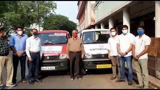 Youth Congress launches vehicles to pickup COVID patients & carry #Oxygen cylinders