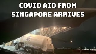 COVID Aid From Singapore Arrives In India | Catch News