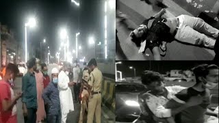 Sadak Hadese Mein Ek Naujawan Ki Maut Aur Ek Naujawan Zakhmi | Tolichowki Flyover | Hyderabad |