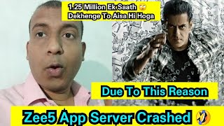 Zee5 App Server Crashed As Millions Of People Started Watching Radhe Movie Together Online!
