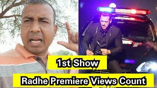 Radhe Movie Zee5 Premiere Show Views Count For 1st Show Is Record Breaking