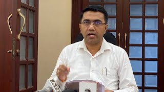 ????LIVE | Chief Minister Dr Pramod Sawant on current COVID situaton