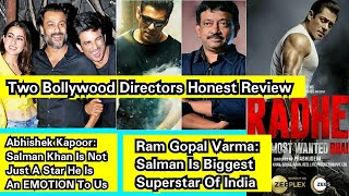 2 Bollywood Directors Honest Review On RadheMovie,RGV Says Salman Is Biggest Ever Superstar In India