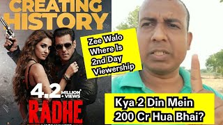 Kya Radhe Movie Ne 2Days Mein 200 Crores Kamaye?Surya Request To Zee5 Please Show 2ndDay ViewsCount