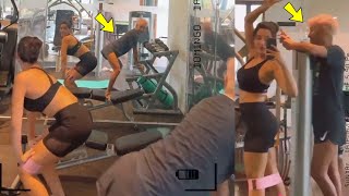 Garmi Girl Nora Fatehi Hot Booty Shake Dance In Gym With Her Makeup Boy