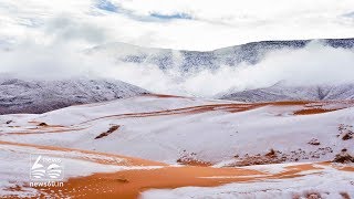 The Sahara Desert, Painted White With Snow