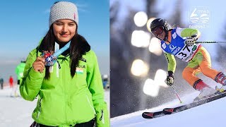 Aanchal Thakur: Accolades for India's first skiing medallist