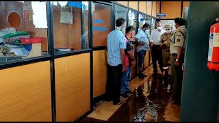 #Mapusa RTO roof starts leaking! Registration stopped