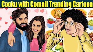Cooku With Comali Stars Trending Cartoon