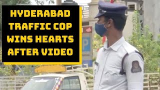 Hyderabad Traffic Cop Wins Hearts After Video Of Him Offering Food To Poor Goes Viral | Catch News