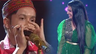 Pawandeep Ne Pehli Baar Stage Par Bajaya Mouth Organ, Arunita Ke Sath Duet | Indian Idol 12