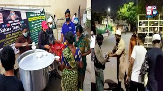 Sahara Team Trust Distributing Food To The Poor Hunger Peoples | Hyderabad | SACH NEWS |