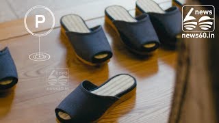 Nissan releases self-parking slippers at Japanese inn