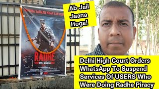 Radhe Movie Piracy Karnewalo Ke Khilaf Delhi High Court Ka Bada Bayaan, Ab Kair Nahi Piracy Walo Ki