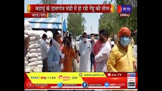 Badaun  News | दातागंज मंडी में हो रही गेहूं की तौल, अवैध उगाही से गुस्साए सांसद Dharmendra Kashyap