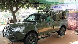Tata Safari Storme For The Indian Army Looks Mean In Matte Green