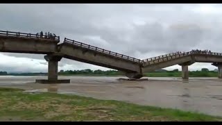 Jharkhand: Newly constructed bridge collapses near Ranchi allegedly due to illegal mining