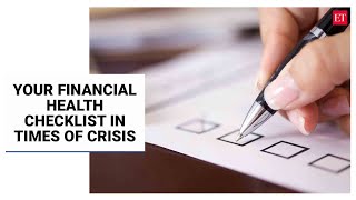 Lessons from covid-19: A financial health checklist to deal with crises