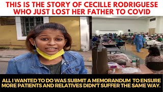 This is the story of #CecilleRodriguese who just lost her father to COVID
