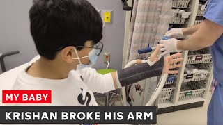 Mera Bacha, Krishan Broke his ARM! (VLog)