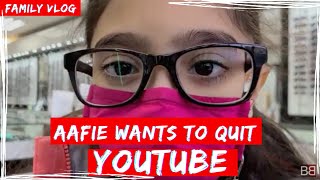 AAFIE Wants to Quit YouTUBE!