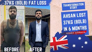 How Ahsan from Sydney LOST 37KG (80lbs) in 6 months! (Hindi / Punjabi)