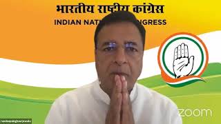 LIVE: Special Congress Party Briefing by Shri Randeep Singh Surjewala via Video Conferencing