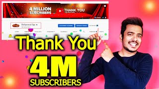 Thank You All For 4 Million Subscribers ???? | Bollywood Spy is All Because of You Keep Showering ❤️
