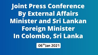 Joint Press Conference by External Affairs Minister and Sri Lankan Foreign Minister (Colombo)