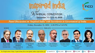 Panel Discussion on 'Inspired India' with Secretaries to Government of India
