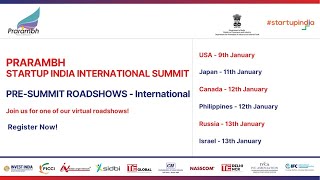 Roadshow for Prarambh: Startup India International Summit 2021 – Philippines